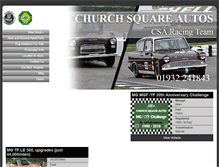 Tablet Screenshot of churchsquareautos.com